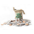 Earth Day Silk Screened Seed Money Coin Bag (40 coins) - Stock Design A